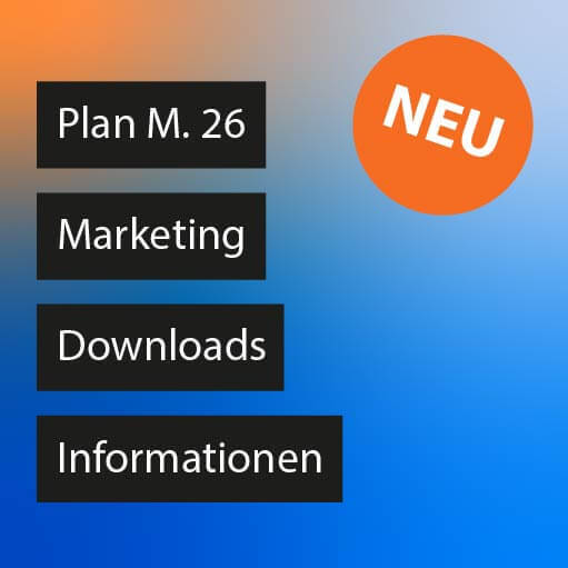 Link zum Bankenbereich - Plan M. 26, Marketing, Downloads, Informationen